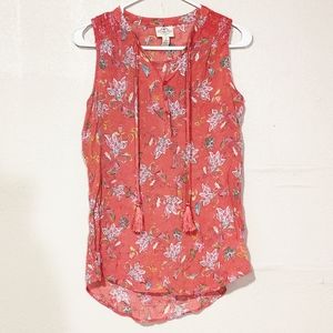 EUC Floral Summer Top